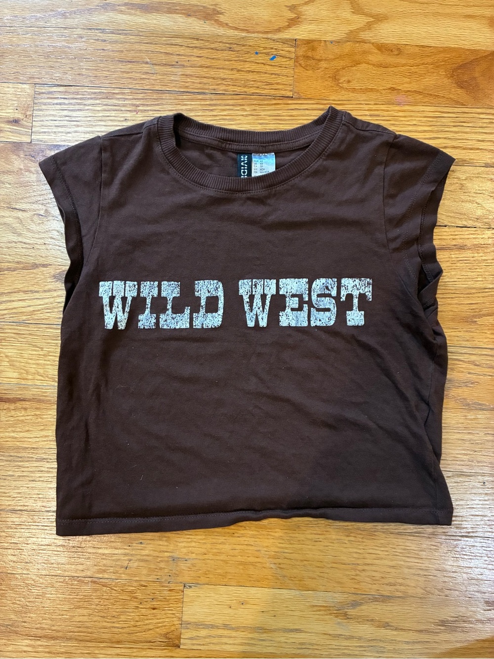 H&M Divided Brown Wild West tee